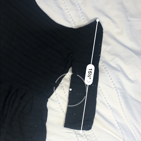 Eight Sixty Peplum 3/4 Sleeve Back Top Size XS - Picture 6 of 12